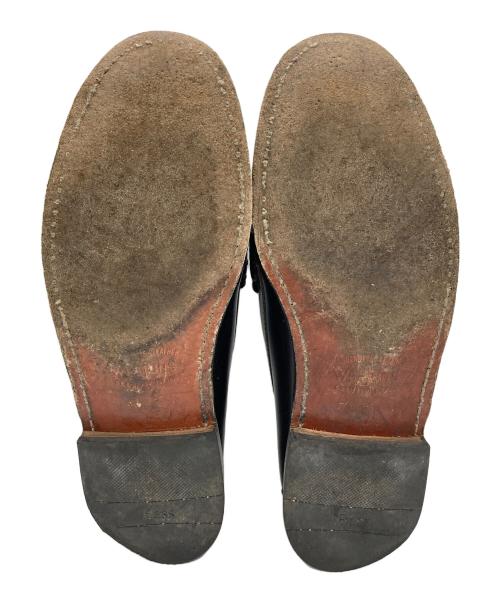 G.H.BASS&CO.（ジー・エイチ・バス・コー）G.H.BASS&CO. (ジー・エイチ・バス・コー) ZEBRA LARSONローファー BA11088 ブラック サイズ:44 1/2の古着・服飾アイテム