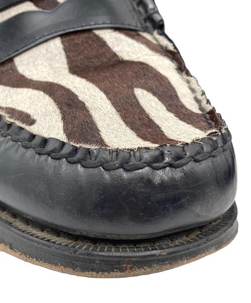 G.H.BASS&CO.（ジー・エイチ・バス・コー）G.H.BASS&CO. (ジー・エイチ・バス・コー) ZEBRA LARSONローファー BA11088 ブラック サイズ:44 1/2の古着・服飾アイテム