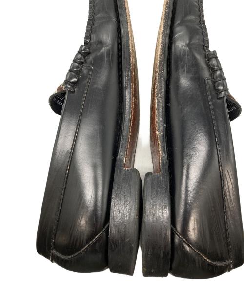 G.H.BASS&CO.（ジー・エイチ・バス・コー）G.H.BASS&CO. (ジー・エイチ・バス・コー) ZEBRA LARSONローファー BA11088 ブラック サイズ:44 1/2の古着・服飾アイテム