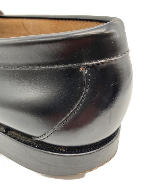 G.H.BASS&CO.（ジー・エイチ・バス・コー）G.H.BASS&CO. (ジー・エイチ・バス・コー) ZEBRA LARSONローファー BA11088 ブラック サイズ:44 1/2の古着・服飾アイテム