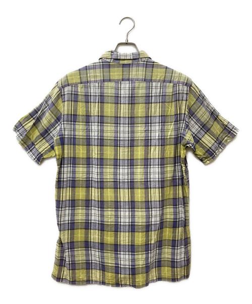 POLO RALPH LAUREN（ポロ・ラルフローレン）POLO RALPH LAUREN (ポロ・ラルフローレン) オープンカラーチェックシャツ イエロー サイズ:Lの古着・服飾アイテム