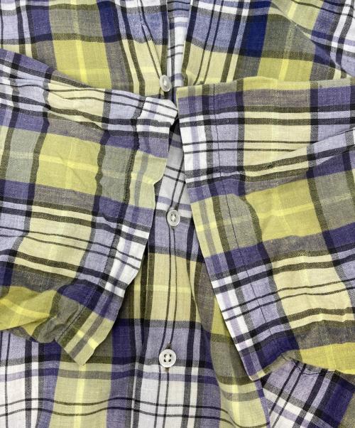 POLO RALPH LAUREN（ポロ・ラルフローレン）POLO RALPH LAUREN (ポロ・ラルフローレン) オープンカラーチェックシャツ イエロー サイズ:Lの古着・服飾アイテム