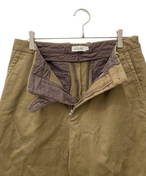 STEVEN ALAN（スティーブンアラン）STEVEN ALAN (スティーブンアラン) DRIL SUPER BAGGY TAPEREDII　8114-217-0336 ブラウン サイズ:Lの古着・服飾アイテム