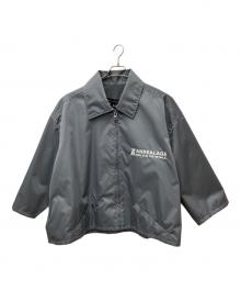 ANREALAGE（アンリアレイジ）の古着「ZOOM NYLON BLOUZON B'2nd」｜グレー