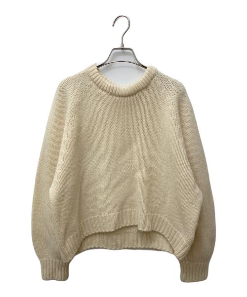 FRAMeWORK（フレームワーク）FRAMeWORK (フレームワーク) ローゲージクルーネックプルオーバー 23-080-220-2120-4-0 ホワイト サイズ:サイズ表記なしの古着・服飾アイテム