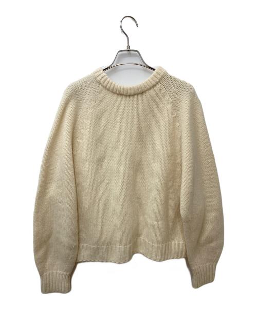 FRAMeWORK（フレームワーク）FRAMeWORK (フレームワーク) ローゲージクルーネックプルオーバー 23-080-220-2120-4-0 ホワイト サイズ:サイズ表記なしの古着・服飾アイテム