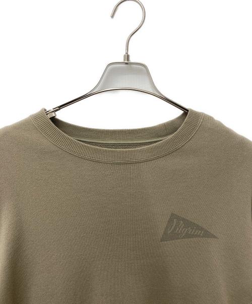 Pilgrim Surf+Supply（ピルグリム サーフサプライ）Pilgrim Surf+Supply (ピルグリム サーフサプライ) Novelty Crew Sweatshirt グリーン サイズ:Mの古着・服飾アイテム