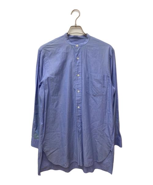 COMOLI（コモリ）COMOLI (コモリ) バンドカラーシャツ　T01-02002 ブルー サイズ:表記なしの古着・服飾アイテム