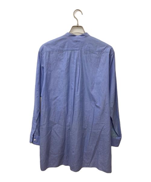 COMOLI（コモリ）COMOLI (コモリ) バンドカラーシャツ　T01-02002 ブルー サイズ:表記なしの古着・服飾アイテム