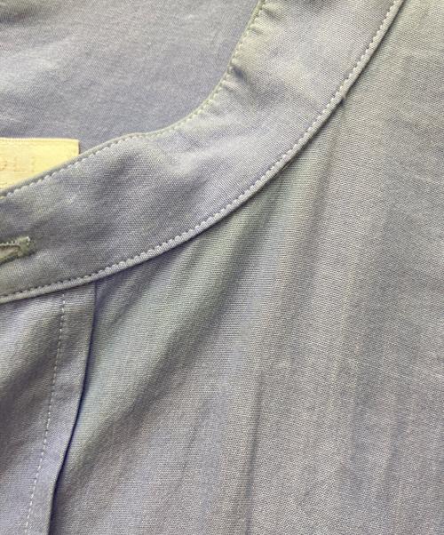 COMOLI（コモリ）COMOLI (コモリ) バンドカラーシャツ　T01-02002 ブルー サイズ:表記なしの古着・服飾アイテム