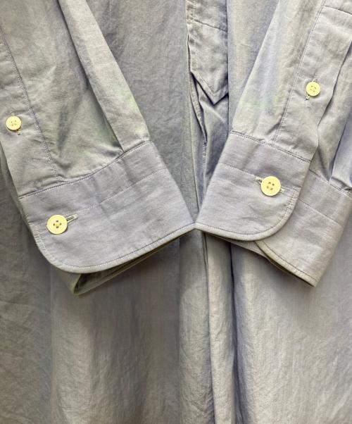 COMOLI（コモリ）COMOLI (コモリ) バンドカラーシャツ　T01-02002 ブルー サイズ:表記なしの古着・服飾アイテム