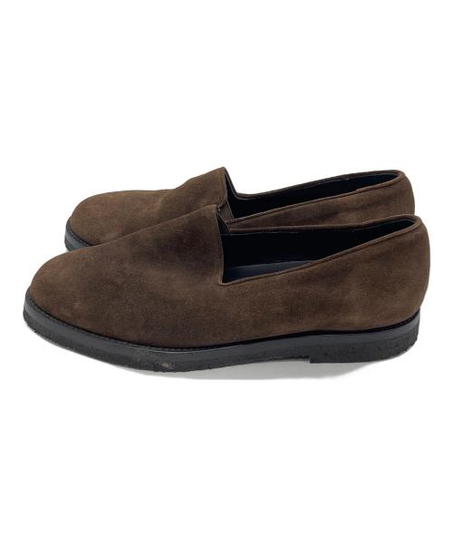 JACQUES SOLOVIERE（ジャック ソロヴィエール）JACQUES SOLOVIERE (ジャック ソロヴィエール) スウェードシューズ ブラウン サイズ:41の古着・服飾アイテム