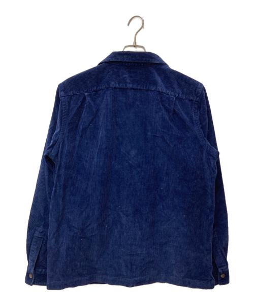 POLO RALPH LAUREN（ポロ・ラルフローレン）POLO RALPH LAUREN (ポロ・ラルフローレン) コーデュロイオープンカラーシャツ ネイビー サイズ:Mの古着・服飾アイテム