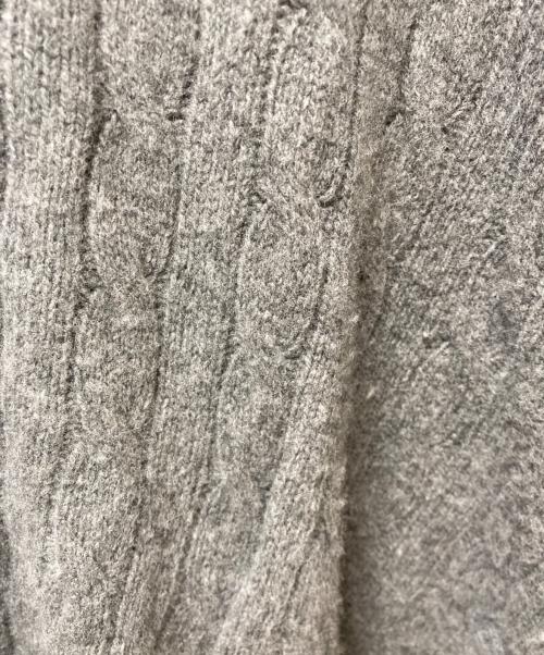 POLO RALPH LAUREN（ポロ・ラルフローレン）POLO RALPH LAUREN (ポロ・ラルフローレン) ケーブルニットポンチョ グレー サイズ:Mの古着・服飾アイテム