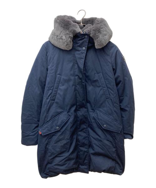 WOOLRICH（ウールリッチ）WOOLRICH (ウールリッチ) ファー付きダウンコート　WWCPS2869 ネイビー サイズ:Sの古着・服飾アイテム