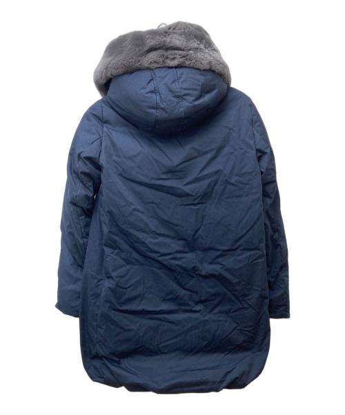 WOOLRICH（ウールリッチ）WOOLRICH (ウールリッチ) ファー付きダウンコート　WWCPS2869 ネイビー サイズ:Sの古着・服飾アイテム