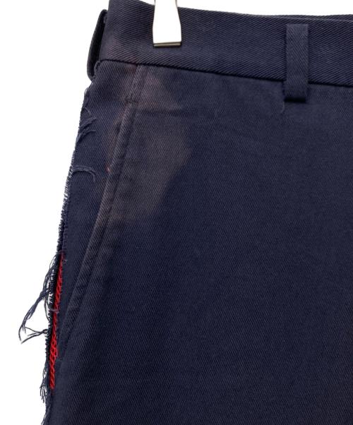 COMME des GARCONS HOMME（コムデギャルソン オム）COMME des GARCONS HOMME (コムデギャルソン オム) CutOffMeshHalfPants HJ-P046 ネイビー サイズ:Lの古着・服飾アイテム