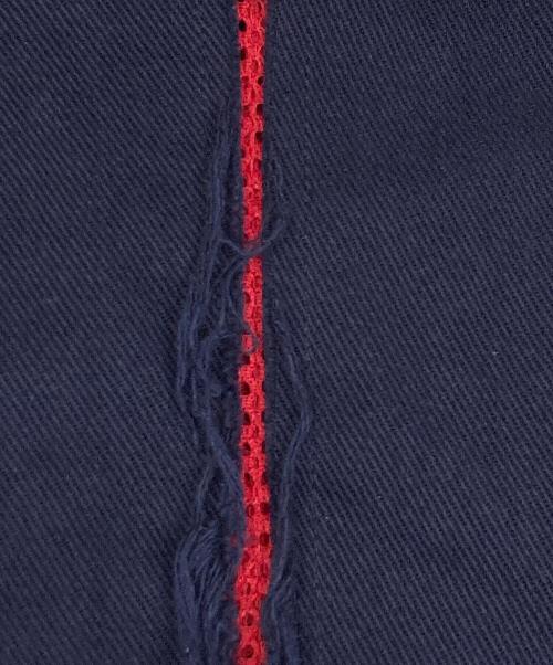 COMME des GARCONS HOMME（コムデギャルソン オム）COMME des GARCONS HOMME (コムデギャルソン オム) CutOffMeshHalfPants HJ-P046 ネイビー サイズ:Lの古着・服飾アイテム