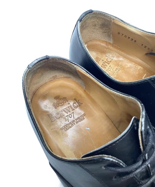 berwick（バーウィック）berwick (バーウィック) ストレートチップシューズ　1251 ブラック サイズ:6 1/2の古着・服飾アイテム