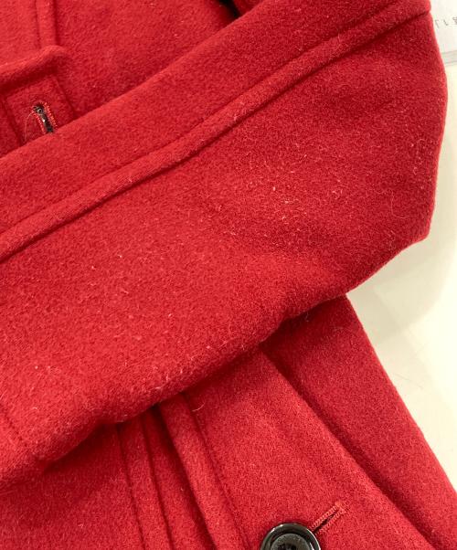 BLUE LABEL CRESTBRIDGE（ブルーレーベルクレストブリッジ）BLUE LABEL CRESTBRIDGE (ブルーレーベルクレストブリッジ) ダッフルコート 55B31-211-16 レッド サイズ:38の古着・服飾アイテム