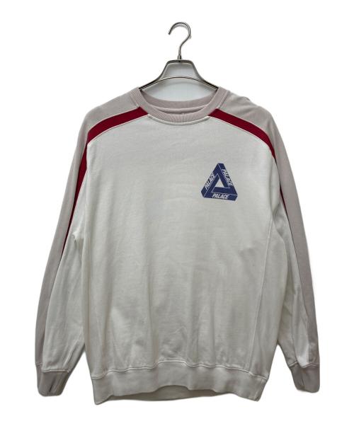 PALACE（パレス）PALACE (パレス) スウェット ホワイト サイズ:Lの古着・服飾アイテム
