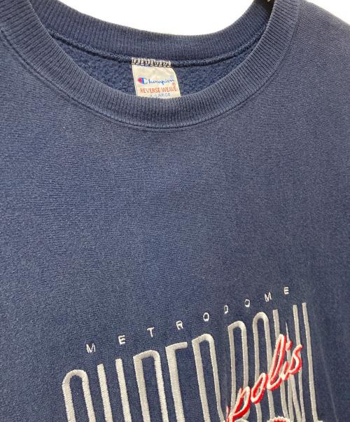 Champion REVERSE WEAVE（チャンピオン リバース ウィーブ）Champion REVERSE WEAVE (チャンピオン リバース ウィーブ) 90sリバースウィーブスウェット ネイビー サイズ:XLの古着・服飾アイテム