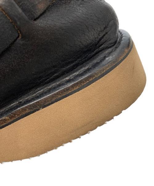 AURORA SHOES（オーロラシューズ）AURORA SHOES (オーロラシューズ) ミドルイングリッシュ ブラック サイズ:10Dの古着・服飾アイテム