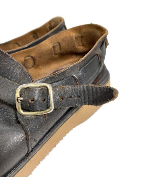 AURORA SHOES（オーロラシューズ）AURORA SHOES (オーロラシューズ) ミドルイングリッシュ ブラック サイズ:10Dの古着・服飾アイテム