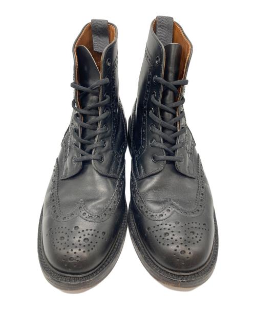 Alfred Sargent（アルフレッドサージェント）Alfred Sargent (アルフレッドサージェント) ウィングチップブーツ FX3539 ブラック サイズ:UK9の古着・服飾アイテム