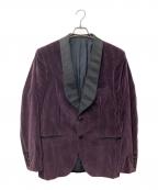 MP di MASSIMO PIOMBOエム ピー ディ マッシモ ピオンボ）の古着「ベロアジャケット」｜パープル