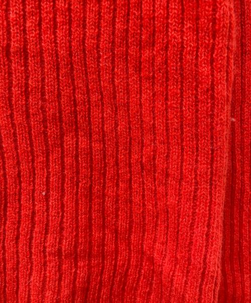 Yohji Yamamoto pour homme（ヨウジヤマモト プールオム）Yohji Yamamoto pour homme (ヨウジヤマモト プールオム) タートルネックリブニット レッド サイズ:Lの古着・服飾アイテム