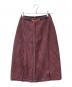 CELINE（セリーヌ）の古着「ツイードスカート」｜レッド