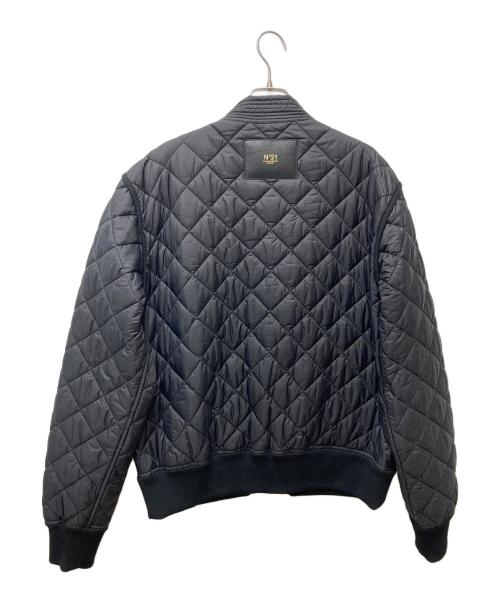 N°21 numero ventuno（ヌメロヴェントゥーノ）N°21 numero ventuno (ヌメロヴェントゥーノ) リバーシブルキルティングジャケット P22IN1M ネイビー×ブラック サイズ:Lの古着・服飾アイテム