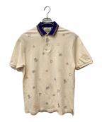 GUCCIグッチ）の古着「エンブロイダリー半袖ポロシャツ 625320 XJCNY」｜ベージュ