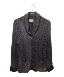 Denim & Supply Ralph Lauren（デニム＆サプライ ラルフローレン）の古着「ショールカラーカーディガン」｜グレー