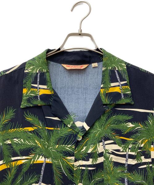 AVIREX（アヴィレックス）AVIREX (アヴィレックス) アロハシャツ　6145113 ネイビー サイズ:XLの古着・服飾アイテム