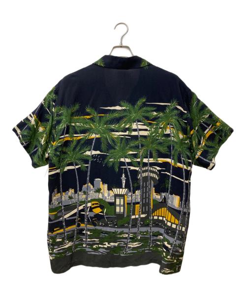 AVIREX（アヴィレックス）AVIREX (アヴィレックス) アロハシャツ　6145113 ネイビー サイズ:XLの古着・服飾アイテム