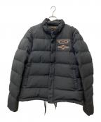 VANSONバンソン）の古着「ダウンジャケット」｜ブラック