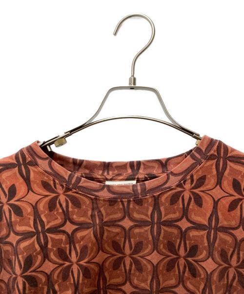 DRIES VAN NOTEN（ドリスヴァンノッテン）DRIES VAN NOTEN (ドリスヴァンノッテン) Hertz Print T-Shirt ブラウン サイズ:Mの古着・服飾アイテム