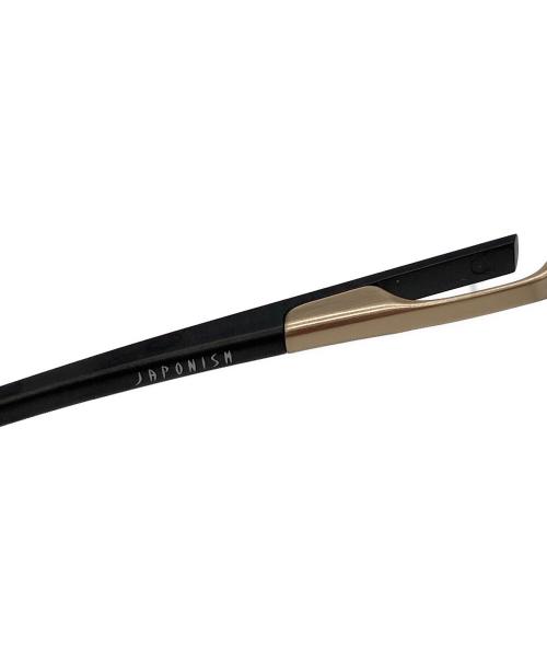 JAPONISM（ジャポニズム）JAPONISM (ジャポニズム) 眼鏡　JD-009 ブラック サイズ:52□19-146の古着・服飾アイテム