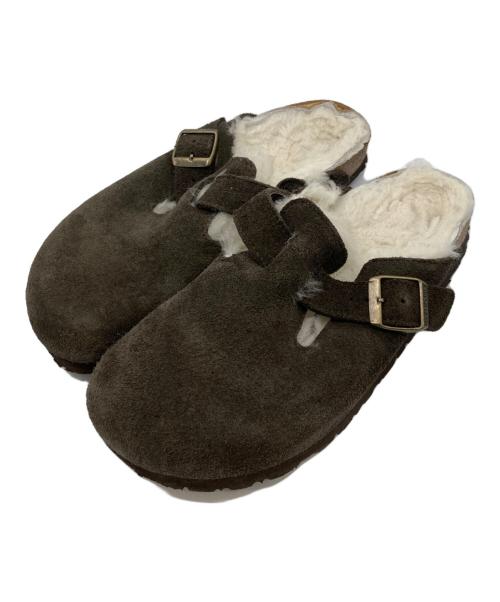 BIRKENSTOCK（ビルケンシュトック）BIRKENSTOCK (ビルケンシュトック) BOSTON SHEARLING チャコールグレー サイズ:37の古着・服飾アイテム