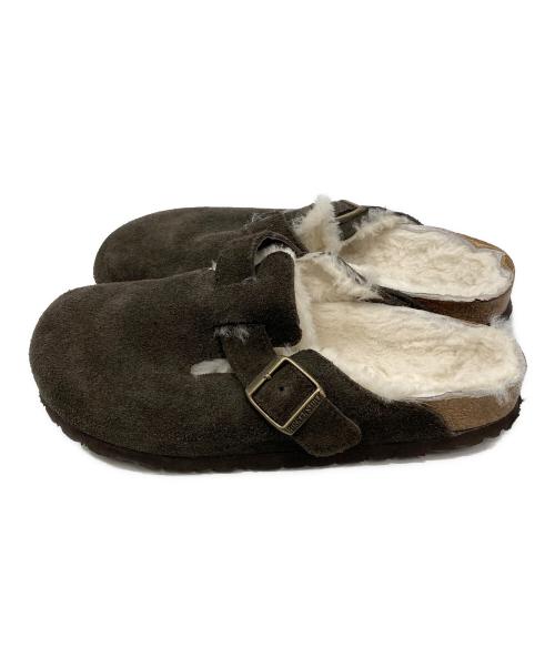 BIRKENSTOCK（ビルケンシュトック）BIRKENSTOCK (ビルケンシュトック) BOSTON SHEARLING チャコールグレー サイズ:37の古着・服飾アイテム