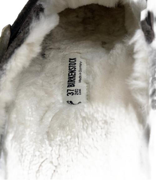 BIRKENSTOCK（ビルケンシュトック）BIRKENSTOCK (ビルケンシュトック) BOSTON SHEARLING チャコールグレー サイズ:37の古着・服飾アイテム