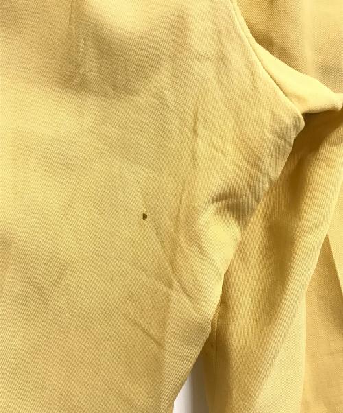 COMME des GARCONS HOMME（コムデギャルソン オム）COMME des GARCONS HOMME (コムデギャルソン オム) 90’sウールギャバツータックスラックス イエロー サイズ:Sの古着・服飾アイテム