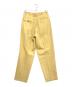 COMME des GARCONS HOMME (コムデギャルソン オム) 90’sウールギャバツータックスラックス イエロー サイズ:S：10000円
