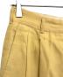 中古・古着 COMME des GARCONS HOMME (コムデギャルソン オム) 90’sウールギャバツータックスラックス イエロー サイズ:S：10000円