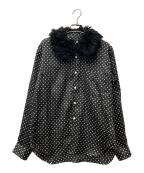 COMME des GARCONS HOMME PLUSコムデギャルソンオムプリュス）の古着「ファードットシャツ」｜ブラック