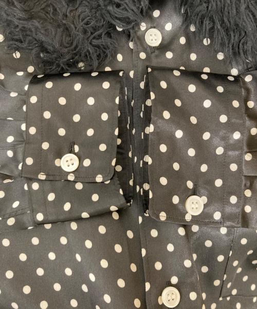 COMME des GARCONS HOMME PLUS（コムデギャルソンオムプリュス）COMME des GARCONS HOMME PLUS (コムデギャルソンオムプリュス) ファードットシャツ ブラック サイズ:XSの古着・服飾アイテム