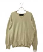 tricot COMME des GARCONSトリココムデギャルソン）の古着「Vネックニット TN-050090」｜黄緑