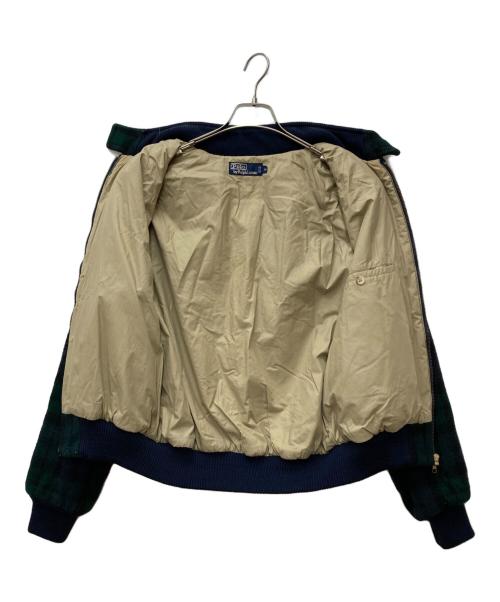 POLO RALPH LAUREN（ポロ・ラルフローレン）POLO RALPH LAUREN (ポロ・ラルフローレン) ハリントンジャケット ネイビー サイズ:Mの古着・服飾アイテム